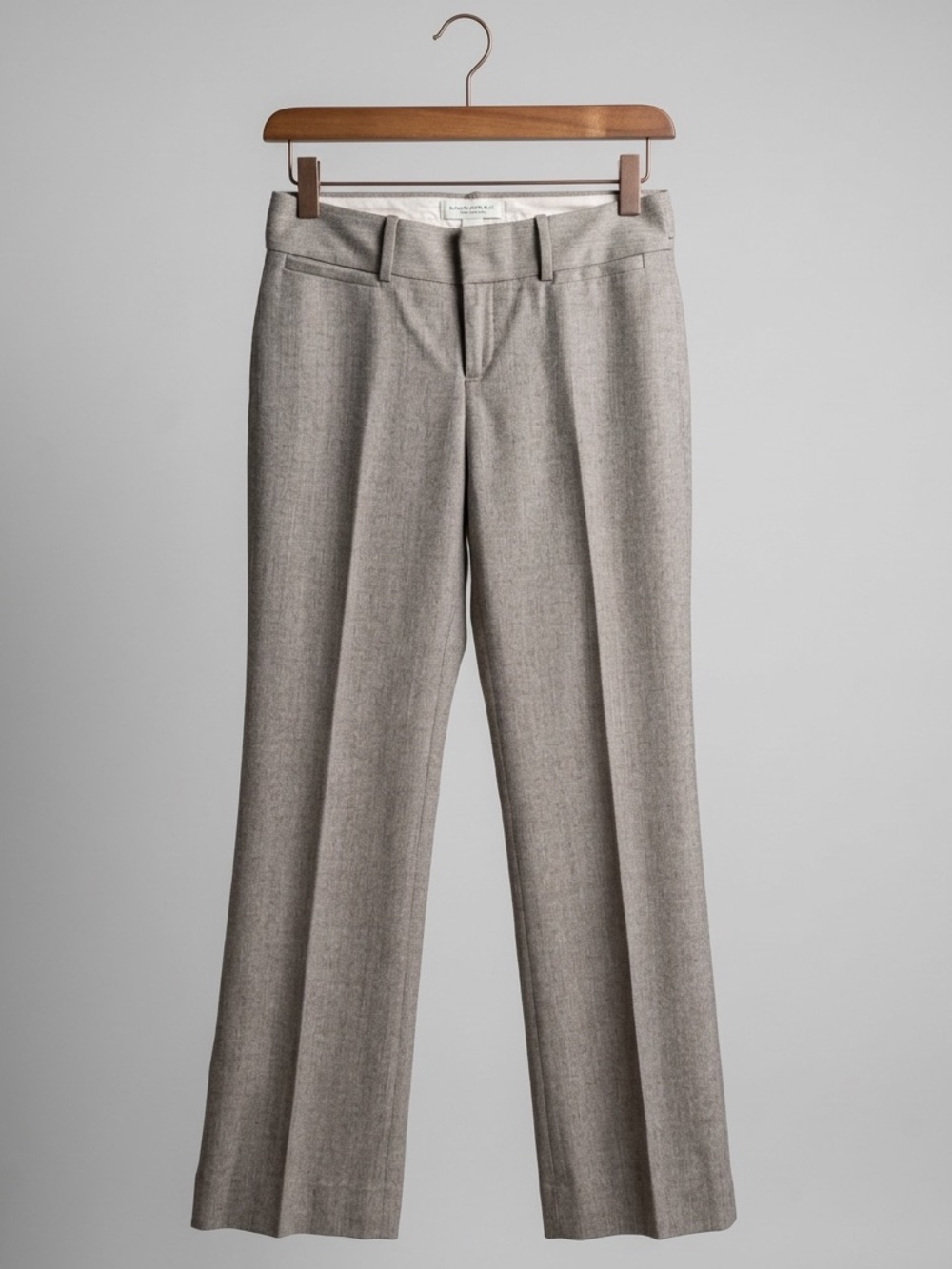 Banana Republic Martin Fit Wool Blend Tailored Trousers Gray Size 2P Petite